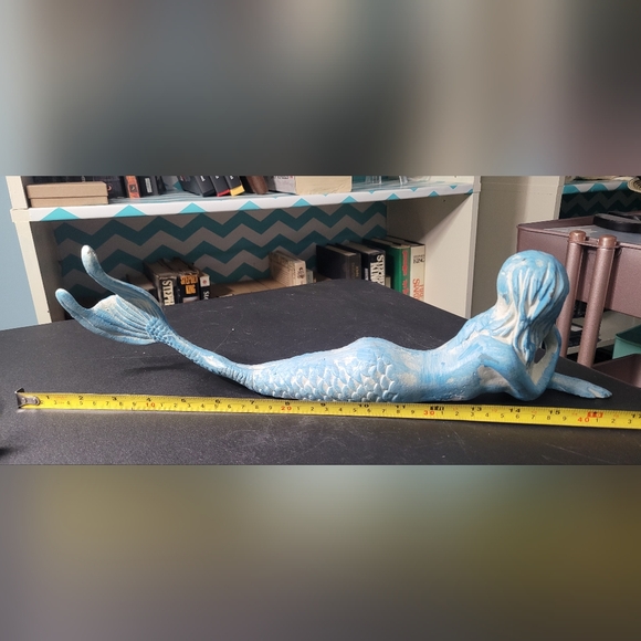Large Cast Iron Mermaid - Picture 3 of 4